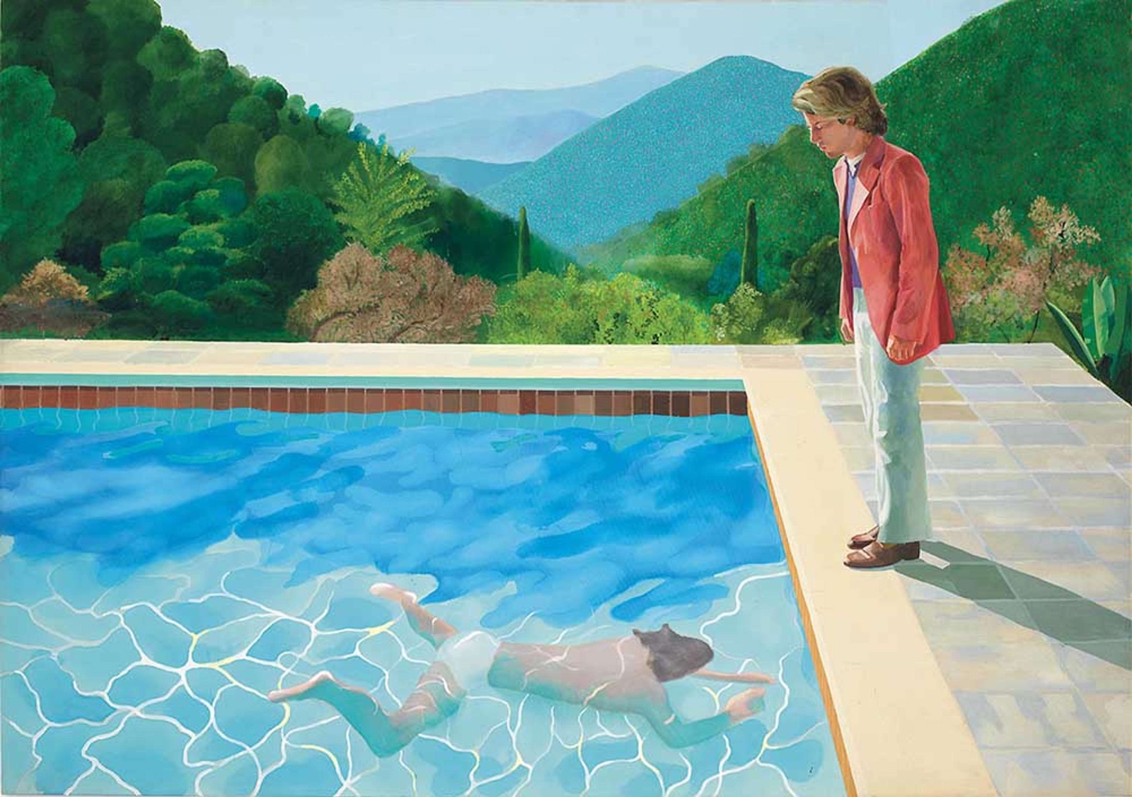 Portrait of an Artist (Pool with Two Figures)