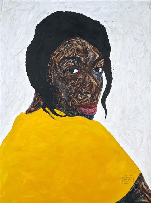 Untitled (Portrait in Yellow)