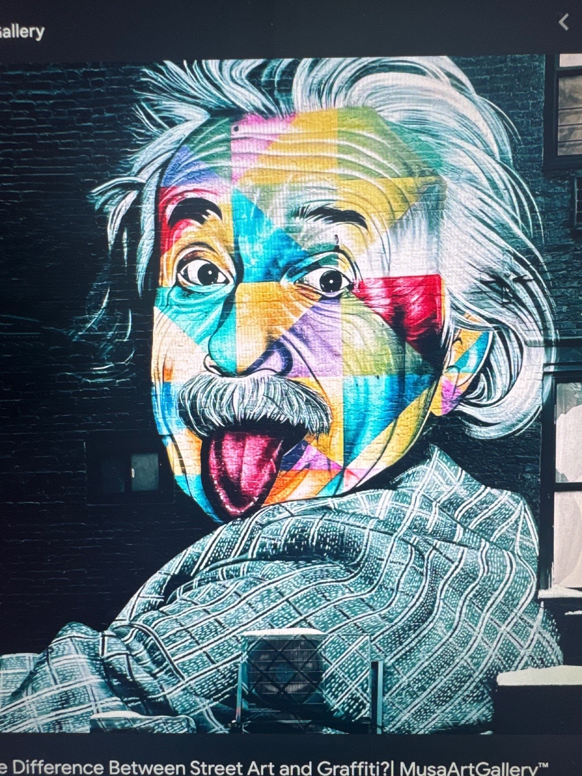 Einstein Tongue Mural