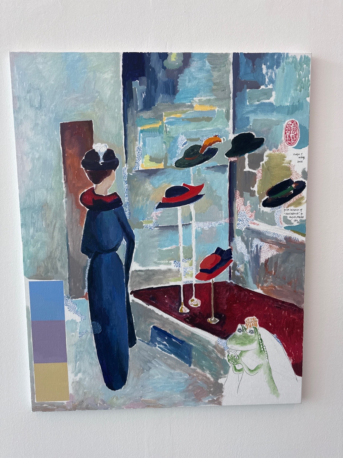 Quick Imitation of 'Hat Store' by August Macke